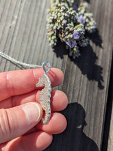 Chunky Silver Pendant: Seahorse